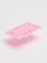 【ロラロラ×サキ】レタリンググリップ/ROLAROLA X SAKI LETTERING GRIP TOK LIGHT PINK