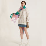 インディレースアップセーター / INDI LACE UP SWEATER