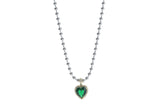 GREEN LOVE NECKLACE (6684541976694)