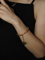 no.77ブレスレット / no.77 bracelet gold