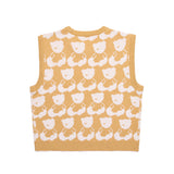 ベアニットベスト / AQO BEAR KNIT VEST (4564989083766)