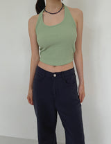 テンプホルタースリーブレス/Temp Halter Sleeveless (3color)