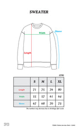 クラックセーター / Crack Sweater - Black