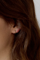 [14K] Dot One-touch Earrings (S)