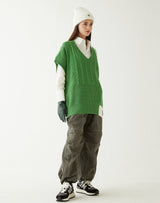 マルチパッチケーブルベスト/MULTI PATCH CABLE VEST GREEN