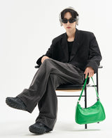 ルシッドクロップラップブレザー / [自主製作] Lucid crop wrap blazer (2 color)