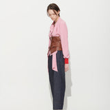 LUIS SCARF BLOUSE, PINK (6633600483446)