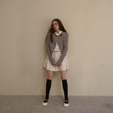 Cream Cancan Mini Skirts