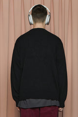 CITY ROUND KNIT / BLACK