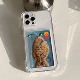 Red Bean - Real Bungeoppang Card Storage Phone Case