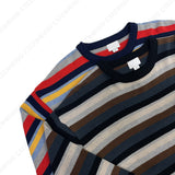 カラフルストライプニットウェア/OWN Colorful Striped Knitwear (2 colors)