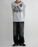 Brush black denim pants