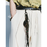 ブリーチダイングストラップシャツ / BLEACH DYEING STRAP SHIRT_YL
