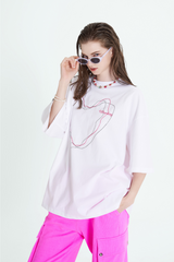 Overfit Line Drawing T-Shirt