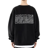 リストリクテッドエリアスウェットシャツ / RESTRICTED AREA SWEAT SHIRTS MSHCR002-BK