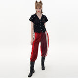 Strawberry Cardigan [Black] (6593116831862)
