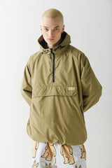 コージーフーデッドアノラックジャケット/BSR2223FWJK083 COZY HOODED ANORAK JACKET KHAKI