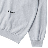 ハートプリンティングスウェット/HEART PRINTING SWEAT SHIRT-WHITE MELANGE
