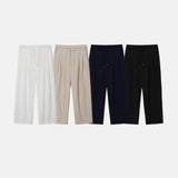 クリーングアイスタックバンディングワイドパンツ / LMN Cooling Ice Two Tuck Banding Wide Pants (4 colors)