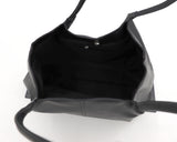 Senko Pleated Incision Leather Shoulder Bag