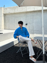 クリーングアイスタックバンディングワイドパンツ / LMN Cooling Ice Two Tuck Banding Wide Pants (4 colors)