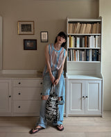 ソルトワイドデニムパンツ / Salt mufa wide denim pants (2 color)