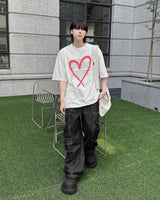 ハートグラフィックTシャツ / Heart graphic T-shirt