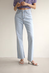 アンジェラジーンズ / ANJELA JEANS / LONG STRAIGHT DENIM PANTS