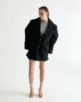 MOCK NECK STRING MINI ONEPIECE - HOUND TOOTH BLACK (6635994906742)