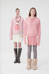 スモールチェリーボタンニットスカート／SMALL CHERRY BUTTON KNIT SKIRT [CREAM]