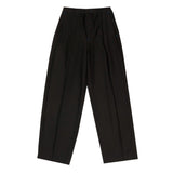 23 ツータックバンディングスラックス / 23 TWO TUCK BANDING SLACKS BLACK / BEIGE
