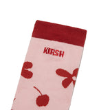 チェリープラネットパターンソックス / CHERRY PLANT PATTERN SOCKS [RED]