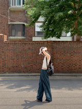 ジャッキーアイレットスナップボタンクロップドスリーブレス/Jakey Eyelet Snap Button Cropped Sleeveless