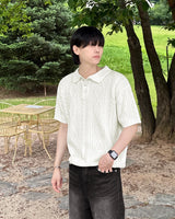 ロープカラーニットウェア / Rope collar knitwear