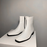 Square Toe Ankle Boots (6686094458998)