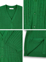GL Twisted Doughnut Patterned Short-Sleeved Cardigan (5 colors)