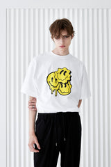 MELTING SMILE T-SHIRT WHITE (6566869074038)