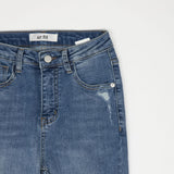 (×)FROMIS_9 NAKYOUNG AND MIJOO WORN HIGH WAIST LIGHT BLUE SKINNY JEAN [6808]