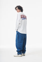 バギーデニムパンツ/MBSRCOPT100 MID90 BAGGY DENIM PANTS DEEPBLUE