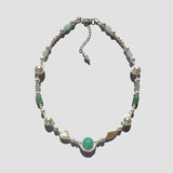 Jade Flower Goddess Necklace