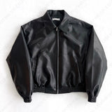 レザークロップドジャケット / UI leather cropped jacket