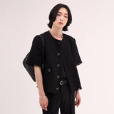 オーディンツイードダメージカーディガン/[MADE] Odin Tweed Damage Cardigan (2 color)