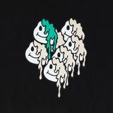 ハートプリンティングフードジップアップ/HEART PRINTING HOOD ZIP-UP-BLACK