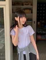 Basic Round Short Sleeve T-shirt (5color)