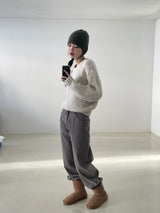 About balloon round knit 