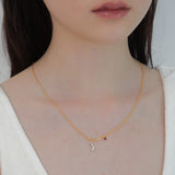 スリーウェイミニブーツネックレス / three-way mini boots necklace gold plated ver.