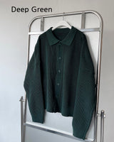 ウォーマーバルーンカラーカーディガン / AZ Warmer Balloon Collar Cardigan (7 colors)