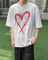 ハートグラフィックTシャツ / Heart graphic T-shirt