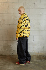 スワーリングロゴフーディーウェルロンパーカ/BSR2223FWJK002 SWIRLING LOGO  HOODIE WELLON PARKA YELLOW