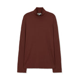 ハリスシルキータートルネックロングスリーブ / harris silky turtle neck long sleeve burgandy